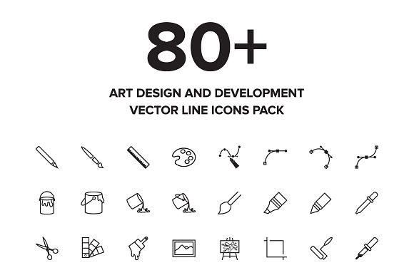 Art Design And Development Icons