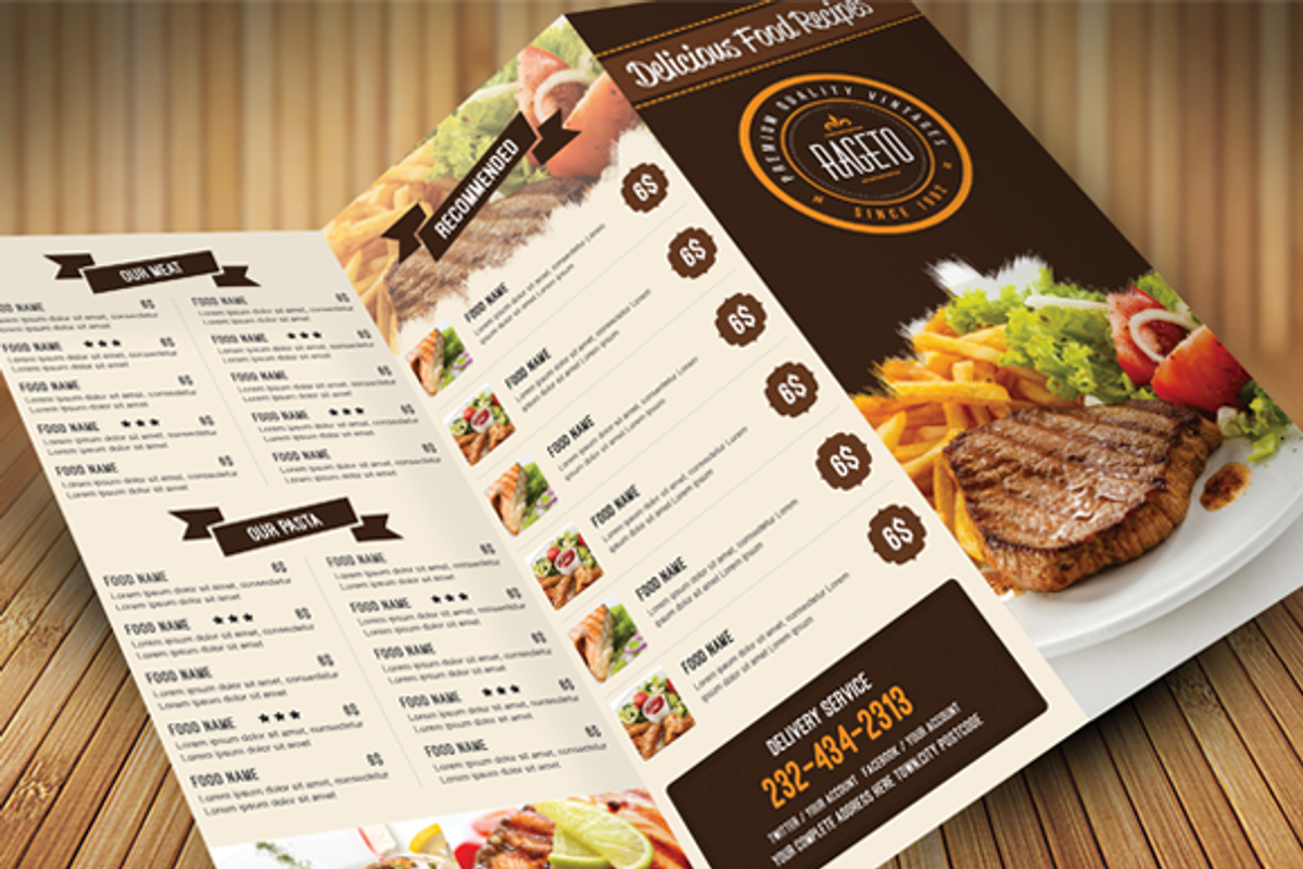 Food Menu 2, a Brochure Template by Nody4Design (Photo 1 of 5)