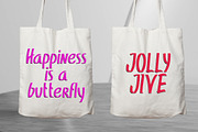 Happilife Hand Drawing Marker, a Handwritten Font by dansdesign (Thumbnail 4 of 12)