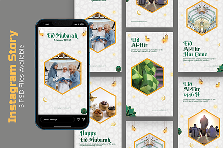 Eid Mubarak - Instagram Story