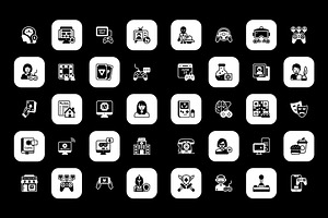 75 Geek Solid Icons