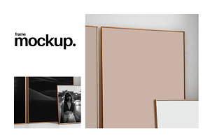 Frame Mockup #166, Brown Portrait, a Print Template by Kzara Visual Concepts