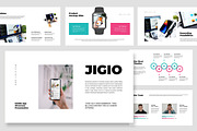 Jigio : App Showcase Google Slides, a Presentation Template by Punkl Camp (Thumbnail 1 of 9)