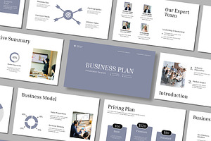 Business Plan Presentation Template, a Presentation Template by Mighty-Slide