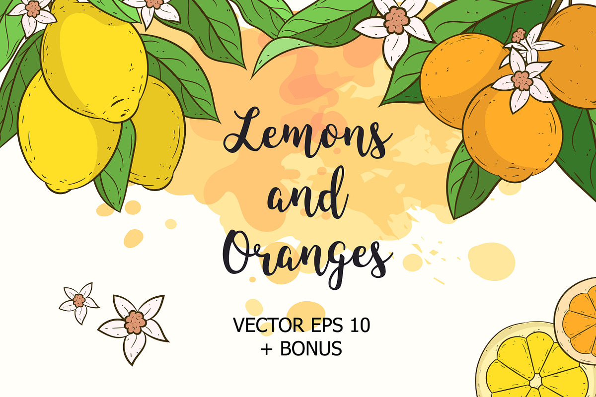 Lemons and Oranges, a Food Illustration by Imaginasty (Photo 1 of 5)