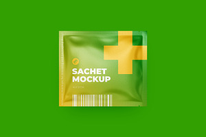 Sachet Mockup 140x120mm