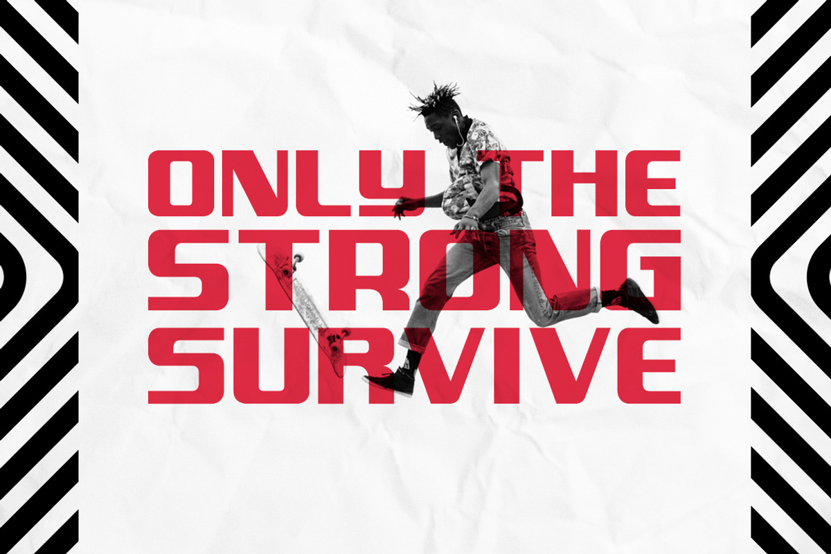 Enforcer Typeface, a Sans Serif Font by ANDR35 (Photo 2 of 6)