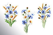 Summer flowers, a Decorative Illustration by Daria Ustiugova (Thumbnail 3 of 10)