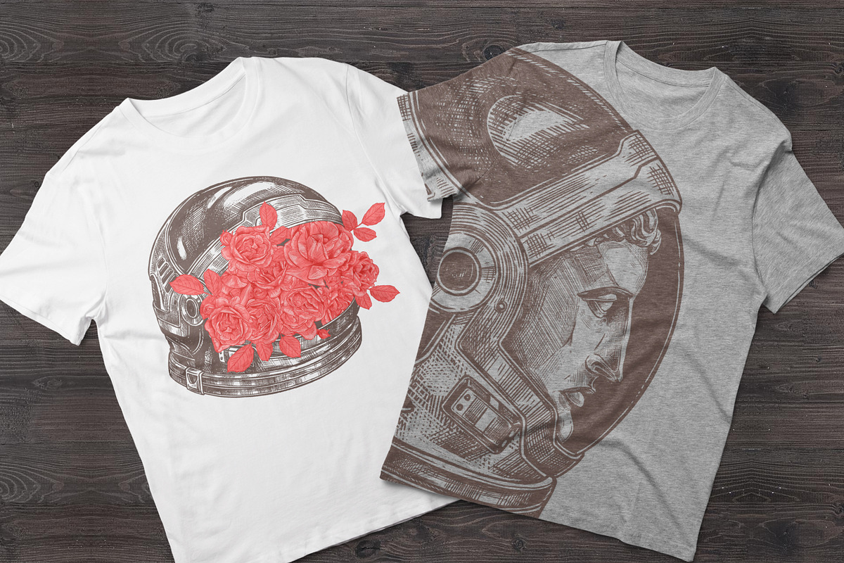 Astronaut Helmet, an Animal Illustration by alexrockheart (Photo 4 of 9)