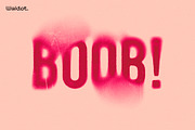 Faded print text, a Layer Style Add-On by Waldot (Thumbnail 1 of 6)