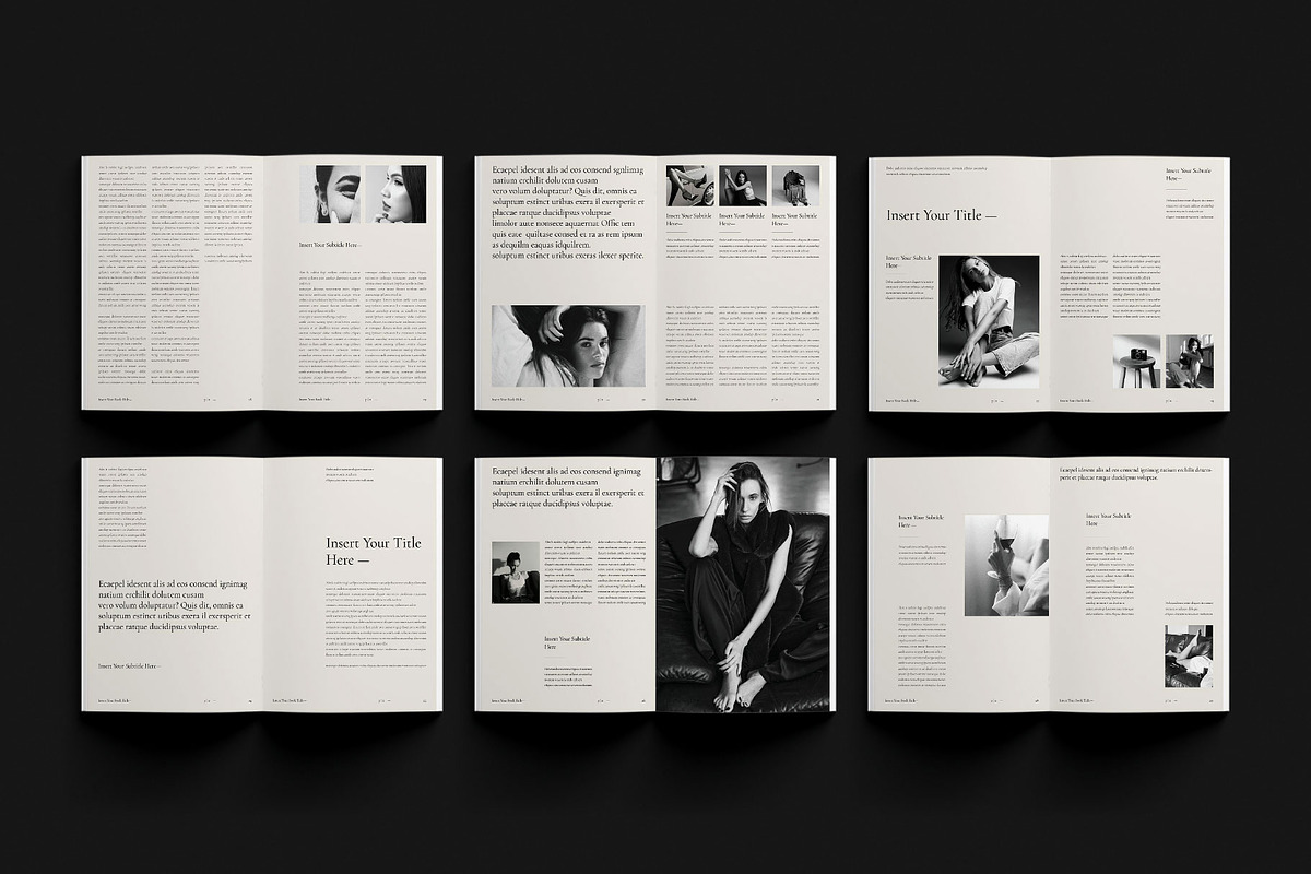 Editorial Magazine & Book Layout, a Magazine Template by Olion Lora (Photo 6 of 13)