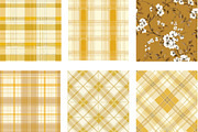 Mustard Toile Digital Paper, a Pattern Graphic by DreamCafeArt (Thumbnail 2 of 7)