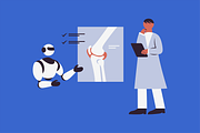 AI Medical Healthcare Illustration, a Healthcare Illustration by Jump Studio (Thumbnail 9 of 10)