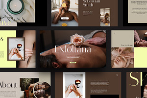 Exfoliana-Beauty Brand Google Slides