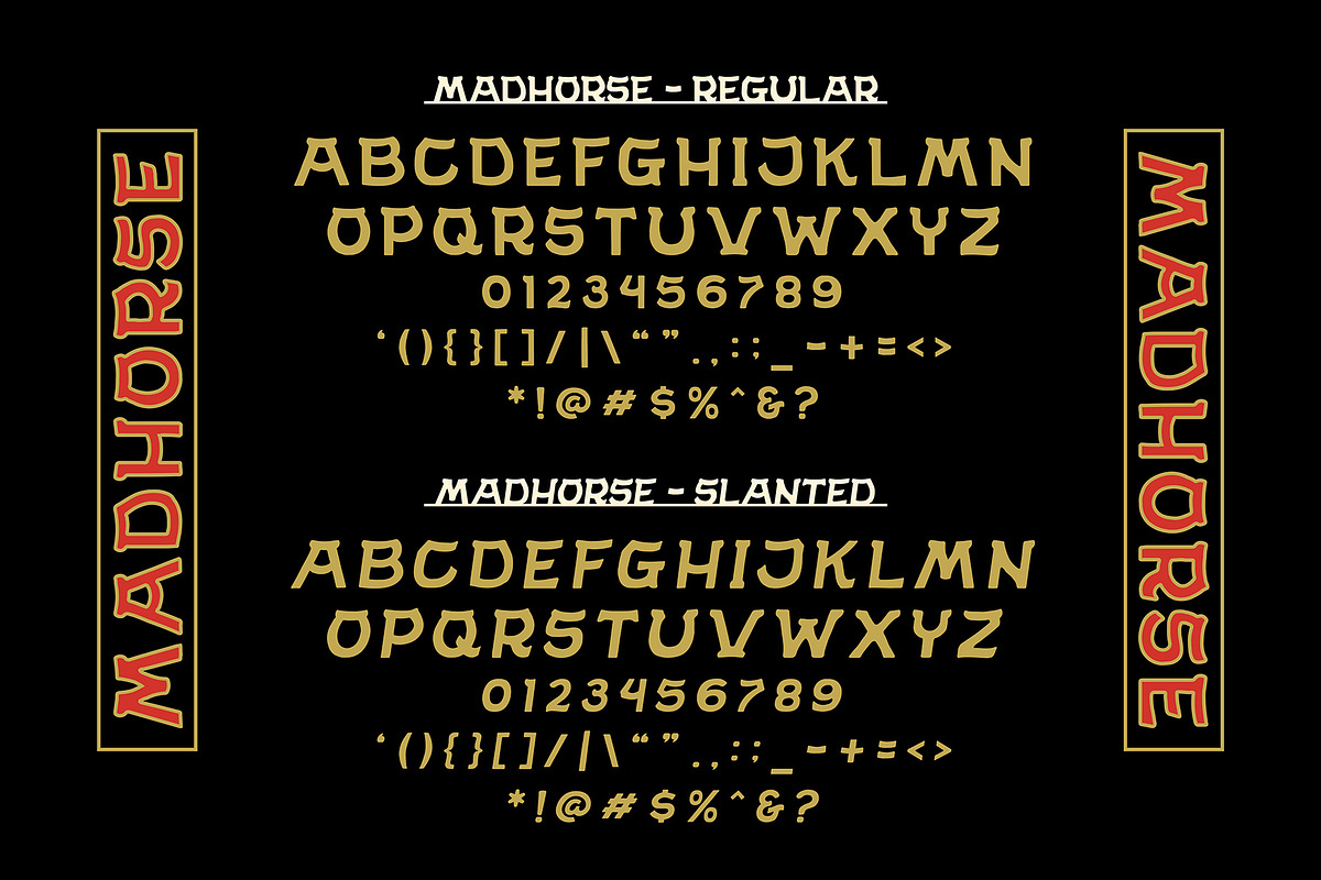 Madhorse Western Font, a Sans Serif Font by Cmptrules (Photo 7 of 7)