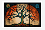 Sati Collection · Sacred Trees, a Decorative Illustration by milatovar (Thumbnail 13 of 14)