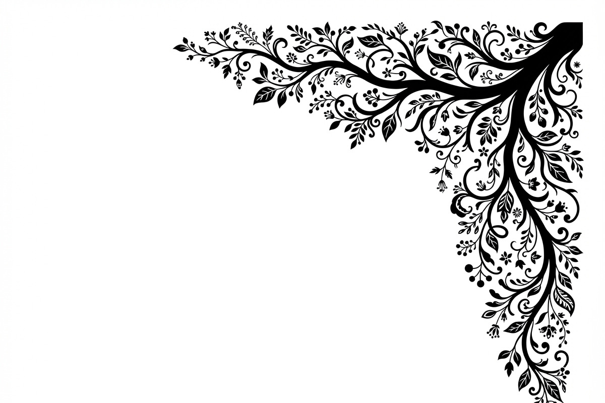 50 Tree Branch Corner Silhouette, a Decorative Illustration by Amazin_art (Photo 22 of 27)