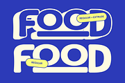 Boer Food - Logo Extrude Font, a Sans Serif Font by Nirmana Visual (Thumbnail 9 of 15)
