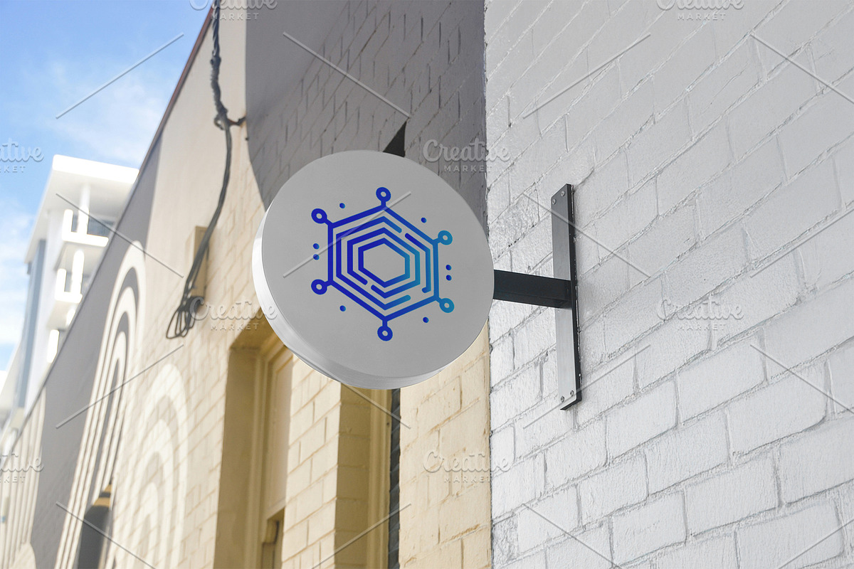 Digital tech hexagon modern logo, a Branding & Logo Template by Vectorium Studio (Photo 9 of 9)