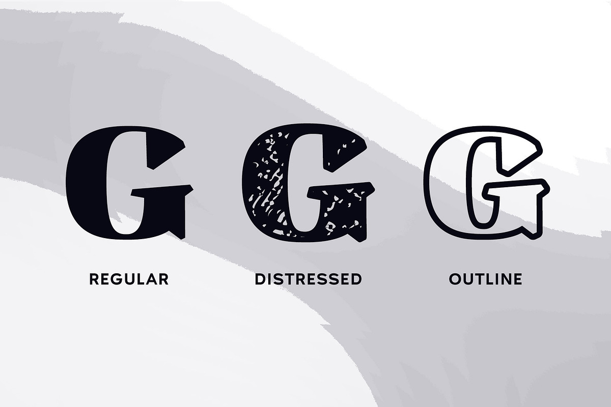 Ardin Distressed Wedge Serif preview 2
