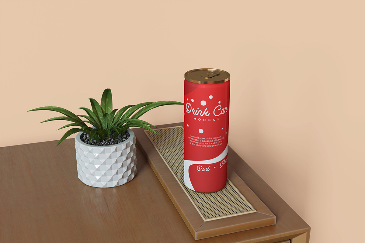 Soda Can Mockup, a Product Mockup by MrLetters (Photo 5 of 5)