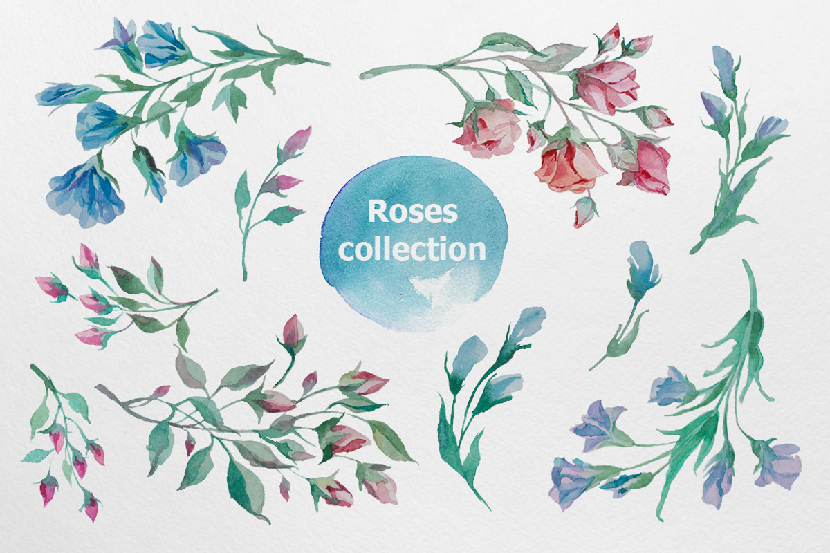 Watercolor flowers (part II), a Decorative Illustration by katyabuslaeva (Photo 5 of 7)