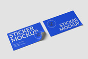 Sticker Mockups, an Advertising Mockup by graphiccrew (Thumbnail 6 of 10)