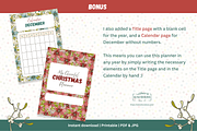 Christmas Planner Printable PDF, a Templates & Theme by Olena Kovalova Design (Thumbnail 6 of 7)