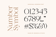 Marginal - A Modern Font, a Serif Font by zeenesia (Thumbnail 17 of 18)