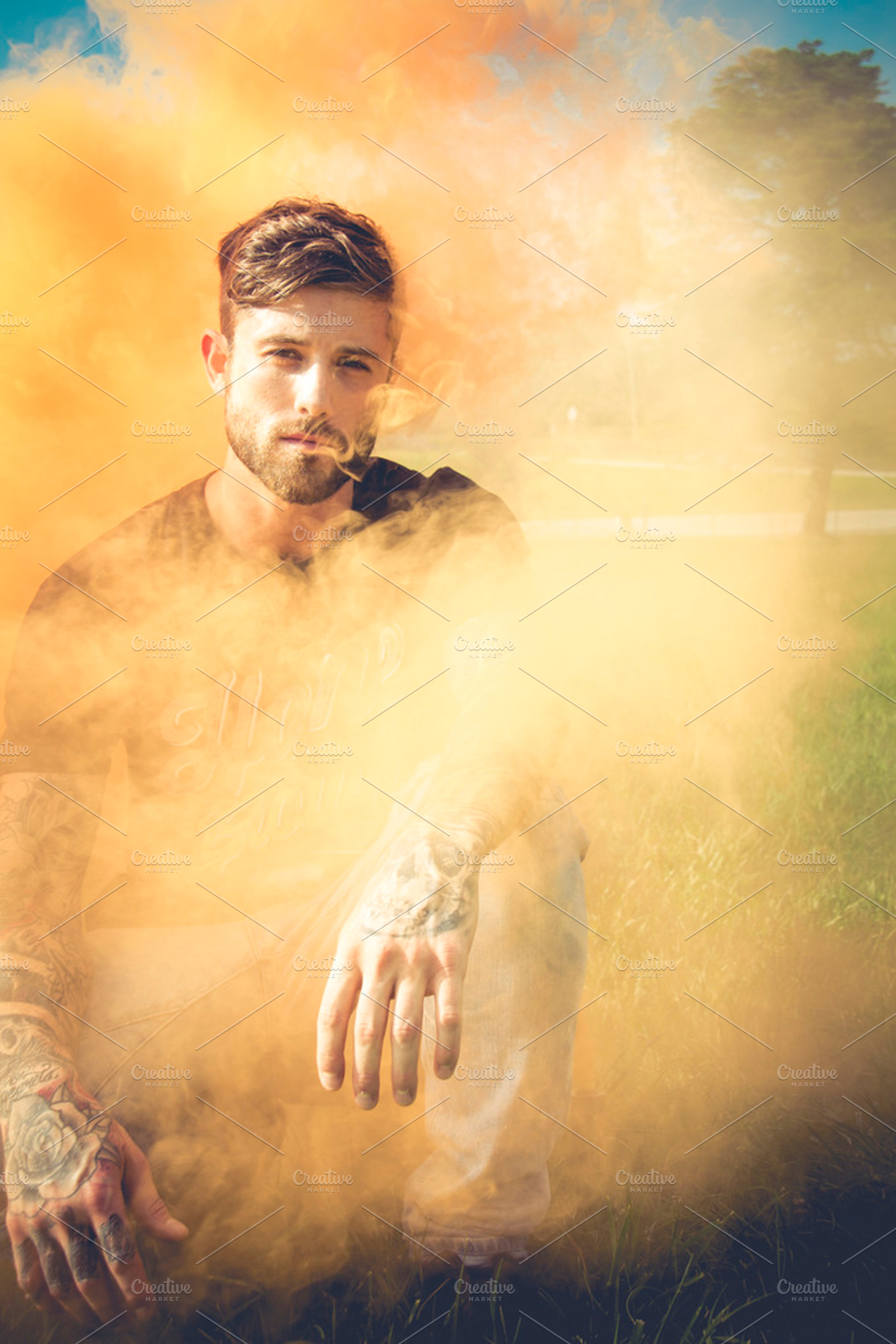 SMOKE CLOUDS, a Person Photo by MARCONOISEY