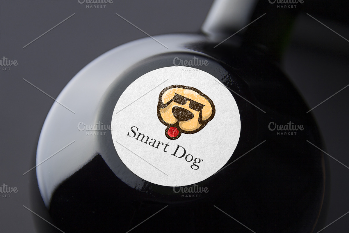 Smart Dog Logo Template, a Branding & Logo Template by Raj Shop (Photo 4 of 5)