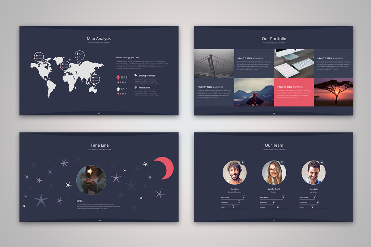 Plain Business Powerpoint Template, a Presentation Template by PreFactory (Photo 5 of 6)