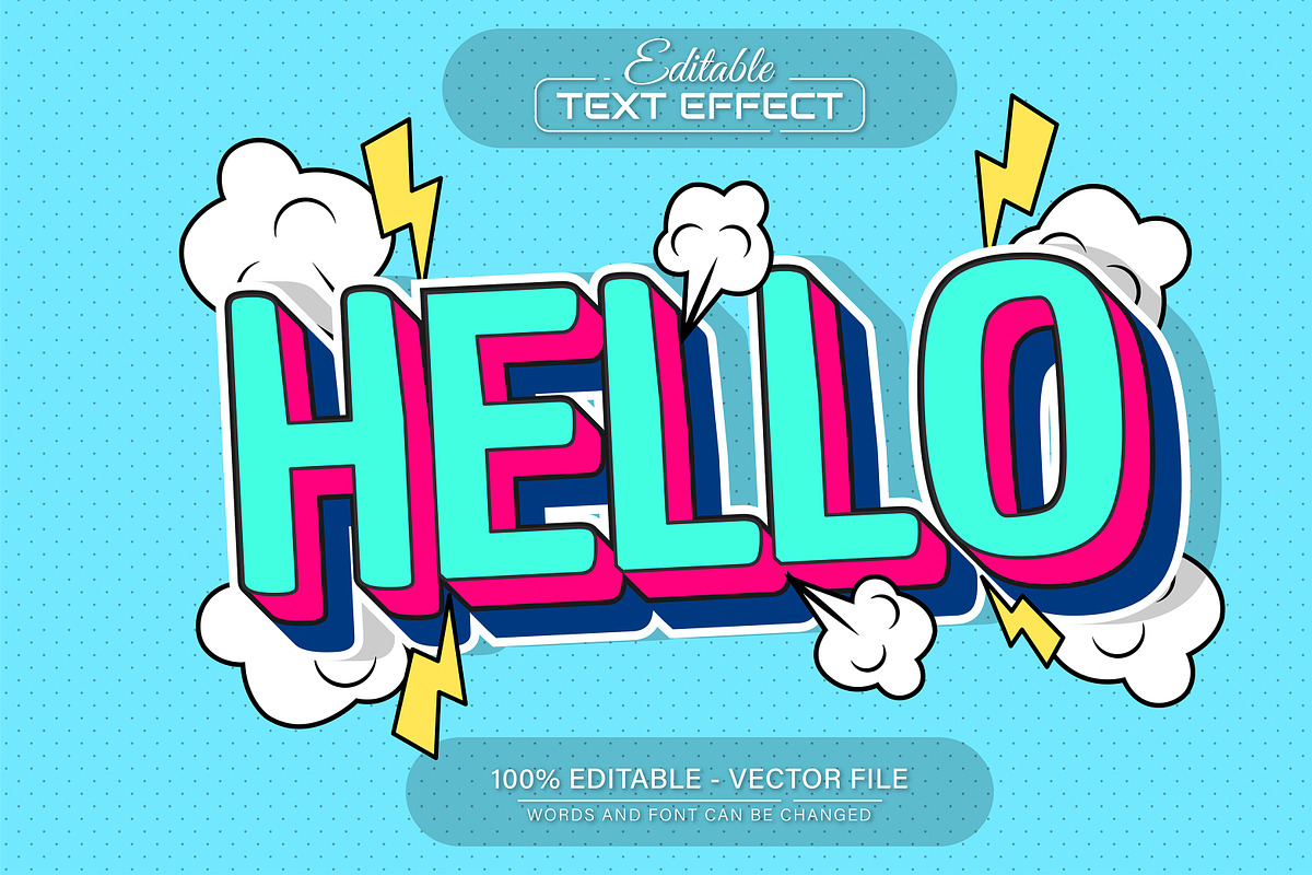 3D Text Effects Collection Vol 32, a Graphic by Aglonemadesign (Photo 5 of 17)