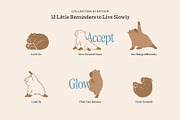 Capybara Yoga Illustration Set, an Animal Illustration by dosome.my (Thumbnail 5 of 10)