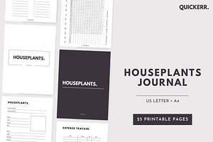 Houseplant Care Printable Planner