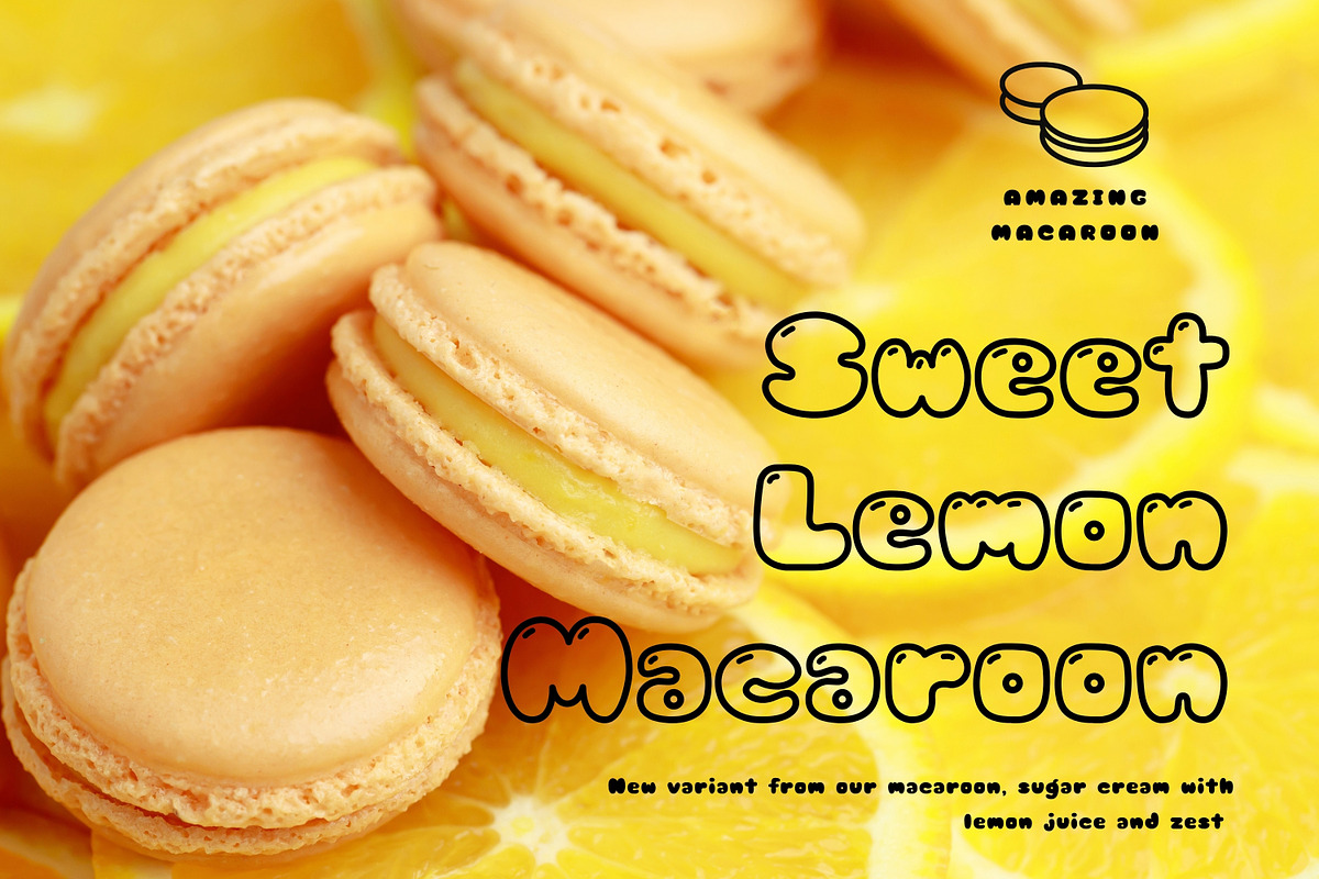 Retro Bubble Display Font-Jelly Soda, a Handwritten Font by ZoloDesignHub (Photo 5 of 9)