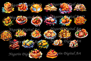 Watercolor Worlds Food Clipart, an Object Graphic by Negarin Digital Art (Thumbnail 4 of 8)