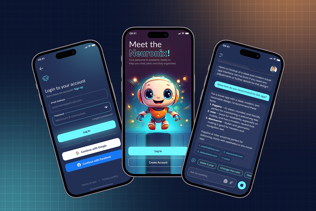 AI ChatBot IOS App UI Kit, an UI Kit Template by PixelPerfect (Photo 2 of 5)