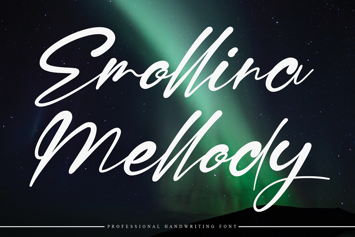 Ragellia Mellinda | handwritten font, a Script Font by Scratchones (Photo 7 of 9)