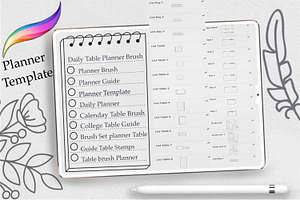 Brush DIY Digital Planner Procreate