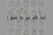 Cute Capybara with Balloons, an Animal Illustration by Palau (Thumbnail 9 of 12)
