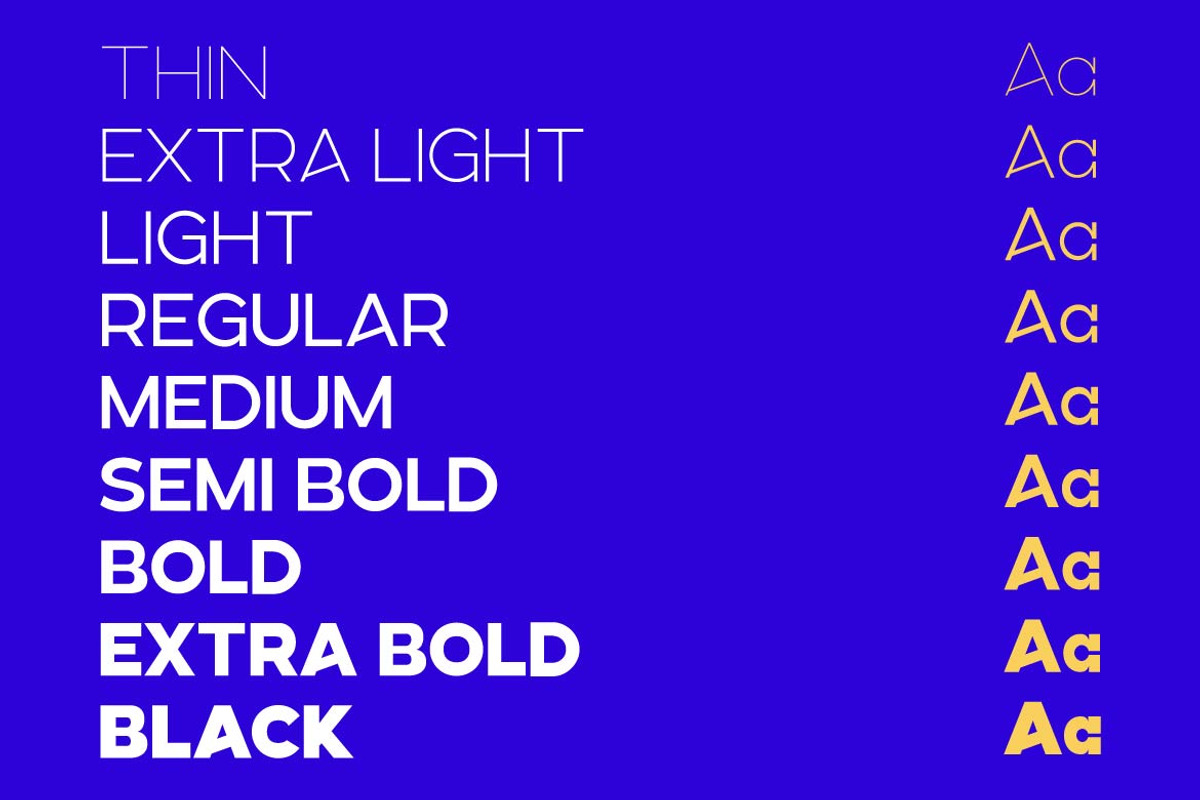 Linea Nova Sans Serif Family, a Sans Serif Font by Artiveko (Photo 6 of 9)