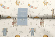 Stitched with Love Seamless Pattern, a Pattern Graphic by MouseGrey (Thumbnail 2 of 12)