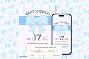 Gender Neutral Baby Shower Invites, an Invitation Template by Little Creative Scribbles (Thumbnail 1 of 7)