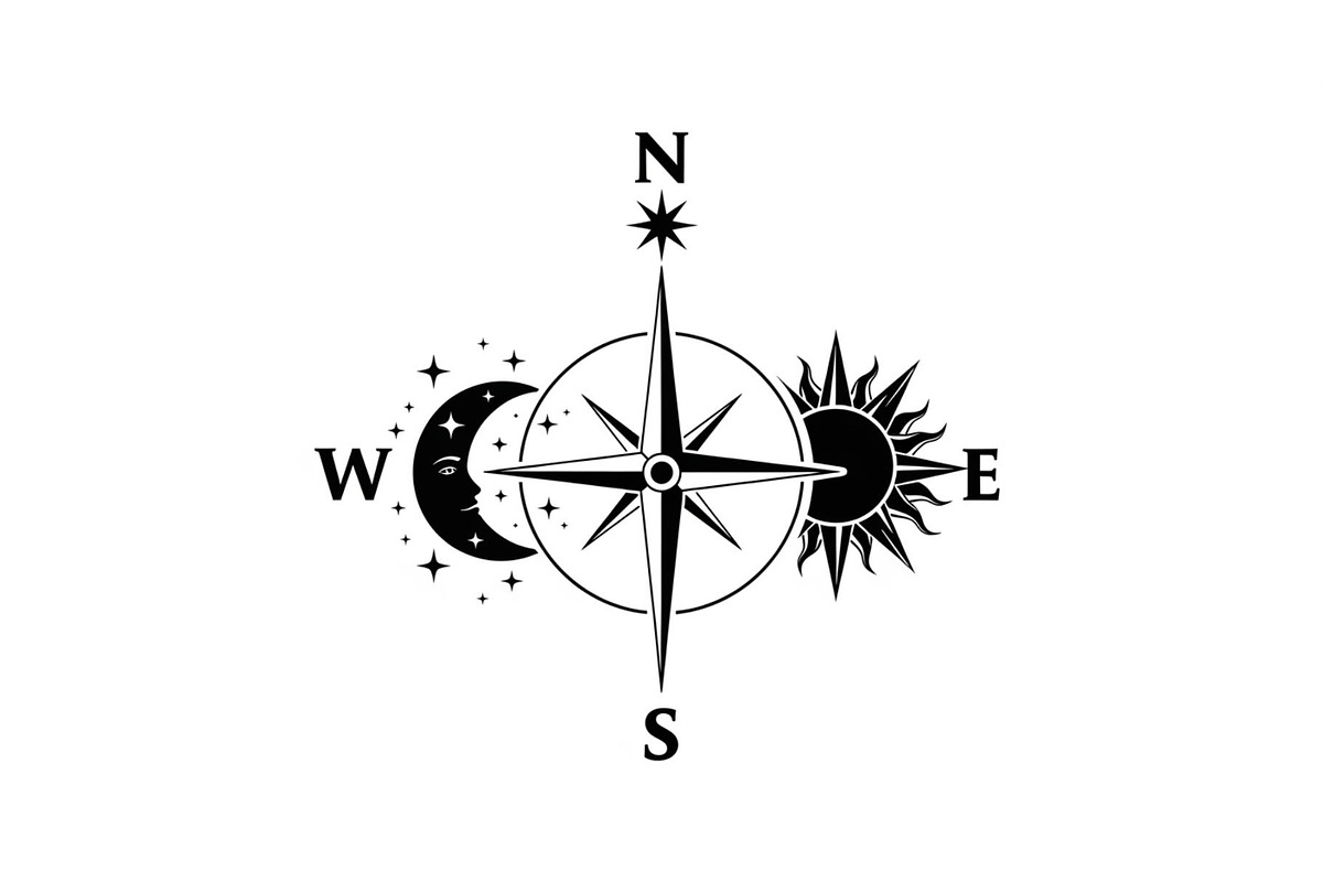 Celestial Compass SVG Bundle, an Illustration by Gaye Art (Photo 2 of 31)