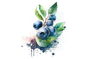 Fruit watercolor illustrations / 02, a Food Illustration by Graxaim Mock-up (Thumbnail 6 of 8)