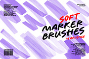Soft Marker Procreate Brushes, a Brush Add-On by Spasibenko Art (Thumbnail 3 of 5)