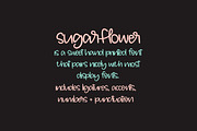 sugarflower, a Font by OnTheSpotStudio (Thumbnail 4 of 4)