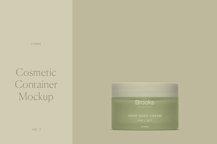 Cosmetic Container Mockup No. 2, a Cups & Container Mockup by Copal