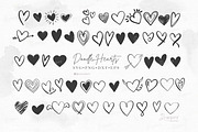 Hand-Drawn Doodle Hearts svg 087, a Graphic by Drawberx (Thumbnail 2 of 2)